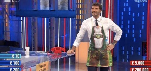 Affari Tuoi, Stefano De Martino lancia il Pacco Nero: parte la sfida con Gerry Scotti